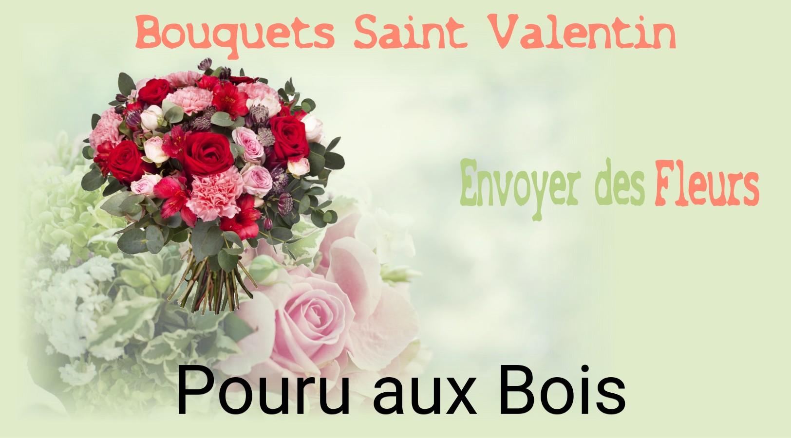 Roses de Saint-Valentin livrées à Pouru-aux-Bois